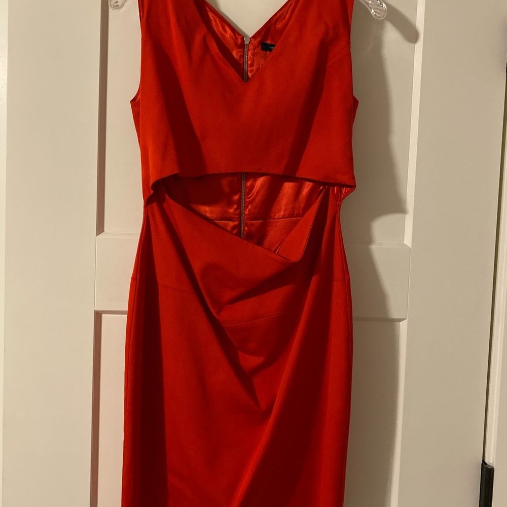 Red dress